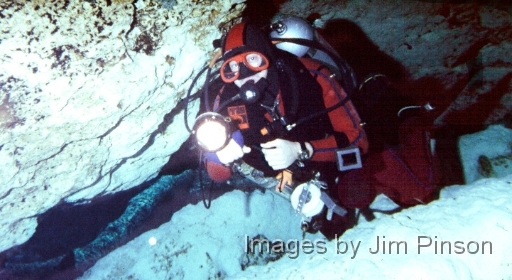  Cave diver equipment used in  Devil's Eye cave system at Gennie Springs Florida.March 30, 1980.