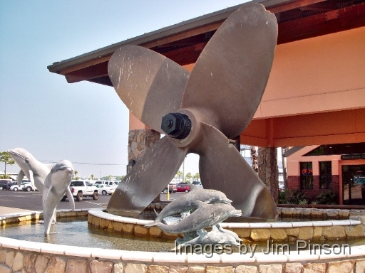  The Propeller from the HMS Empire Mica at Captain Anderson's Restaurant on Panama City Beach Florida.