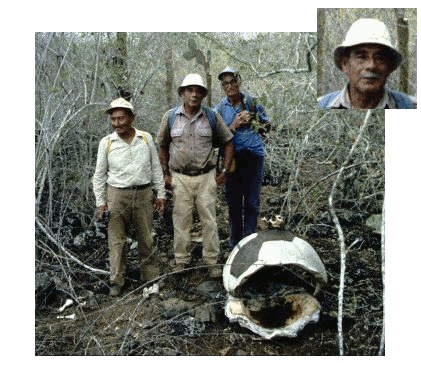 Three dedicated stewards of Galapagos