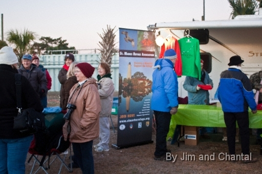  OM vendor booth  Operation Migration at St. Marks Florida, January 2010